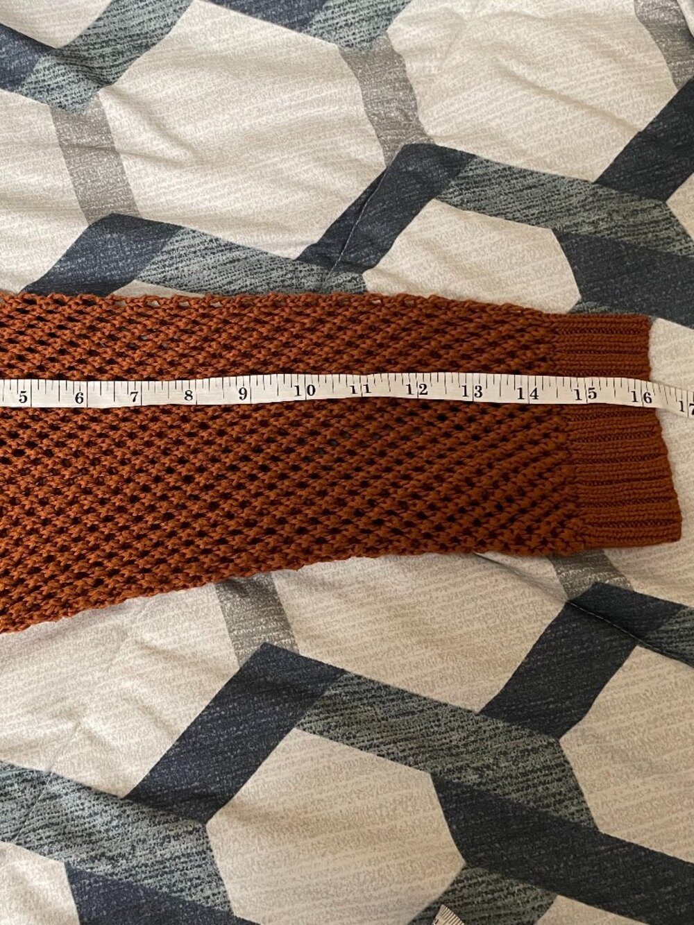 orange cardigan - Picture 4 of 6